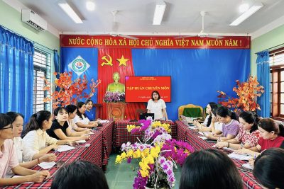 Tập huấn, bồi dưỡng thường xuyên cho cán bộ quản lý và giáo viên cơ sở giáo dục mầm non năm học 2025-2026