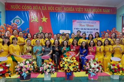 Trường Mầm non Hoạ Mi Chào mừng 41 năm ngày Nhà giáo Việt Nam 20-11
