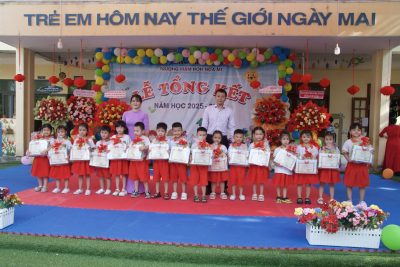 LỄ TỔNG KẾT NĂM HỌC 2025 – 2026 VÀ CHIA TAY CÁC BÉ 5 TUỔI