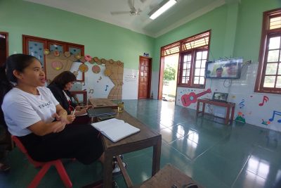 Tham gia tập huấn chương trình “Hướng dẫn sử dụng bộ tài liệu Giáo dục an toàn giao thông cho trẻ Mẫu giáo”