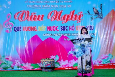 Nhà trường tổ chức Đêm văn nghệ tối 19/5/2024 với chủ đề “Quê hương, đất nước, Bác Hồ kính yêu”.