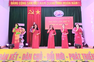 ĐẠI HỘI CHI BỘ TRƯỜNG MẦM NON HỌA MI LẦN THỨ V, NHIỆM KỲ 2025-2027